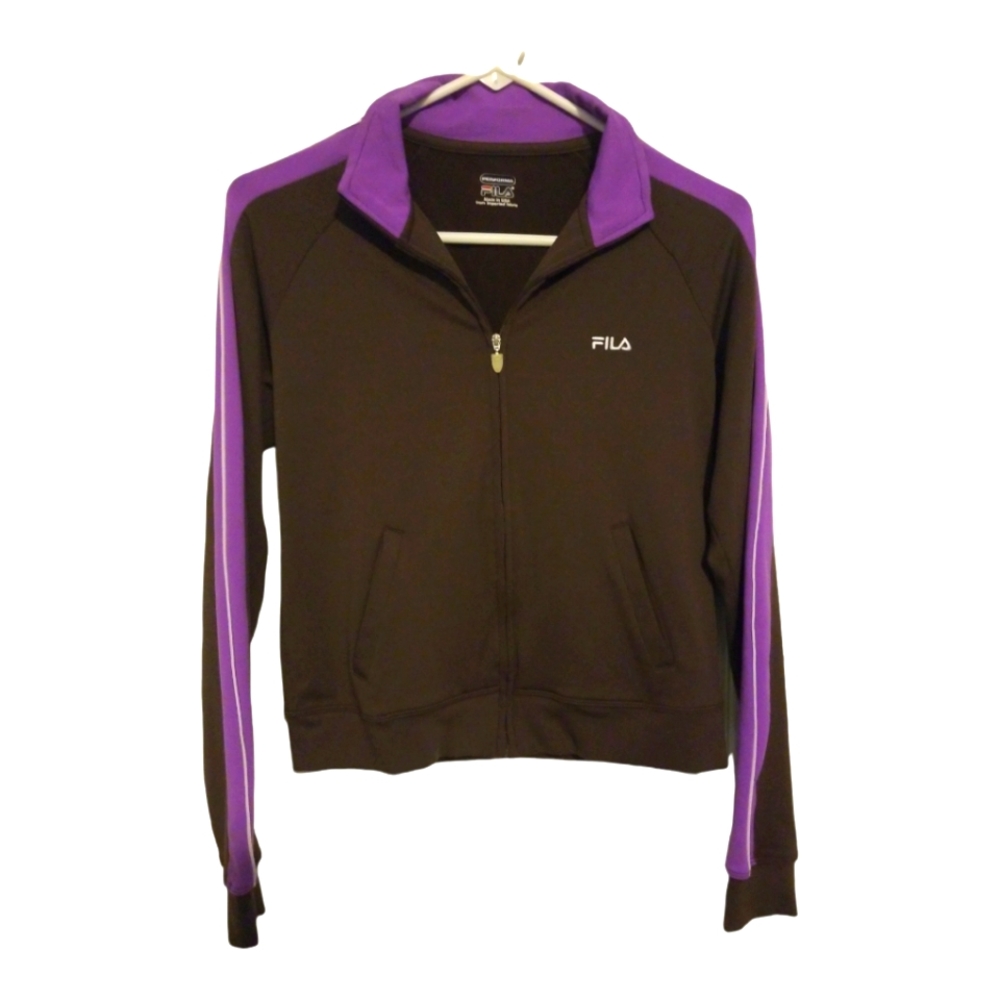 FILA Brown/Purple Activewear Jacket